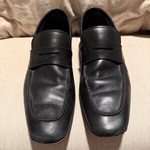 Matte Black Ferragamo Loafer